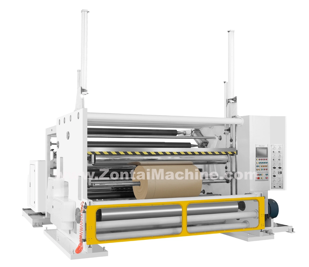 Máquina de corte e rebobinamento de rolo de papel gigante Máquina de conversão de papel Máquina de corte de papel para papel artesanal Papel de silicone.