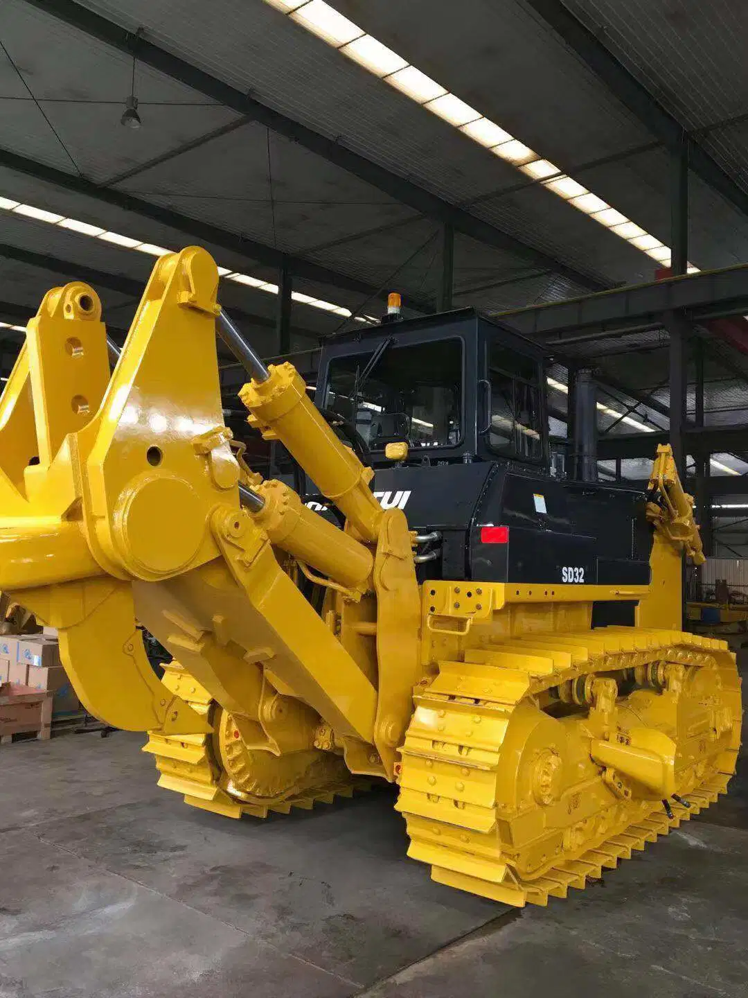 China máquina de construcción Pesados Shantui aplanadora, SD16 Excavadora 160HP con Single-Shank Rip