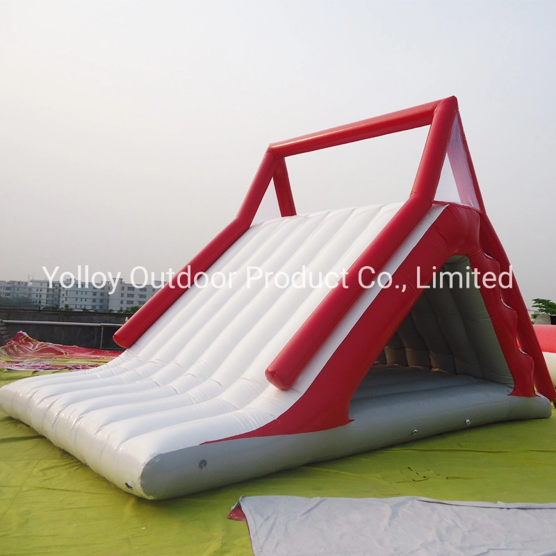 Hot Inflatable Freefall Water Floating Slide for Beach Fun