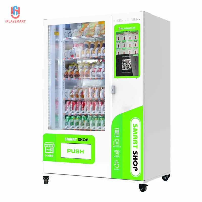 Snack and Beverage Vending Machine with Screen