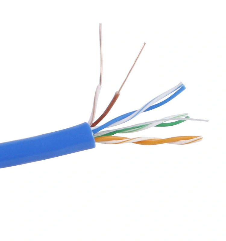 0.57mm2 23AWG Copper Core Twisted Pair UTP CAT6 Data LAN Cable for Network Communication