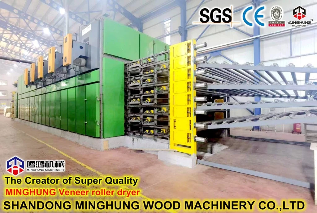 Birch Roller Veneer Dryer Machine for Woodworking Plywood Machine