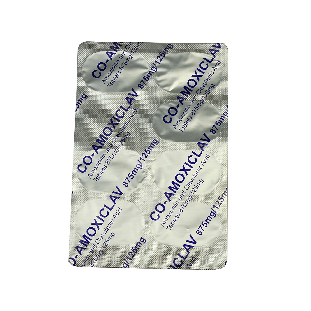 Antibiotic Medicine Amoxicillin and Clavulanate Potassium Tablet 875mg+125mg Shinepharm