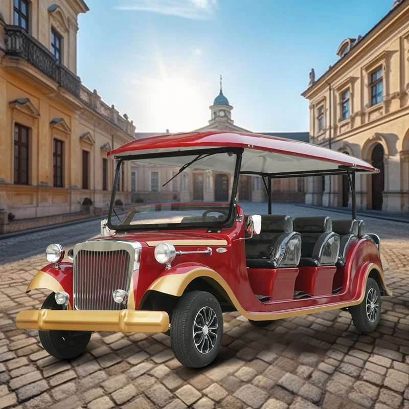 China Manufacturer 11 Seater Resort Buggy Car Electric Vintage Car