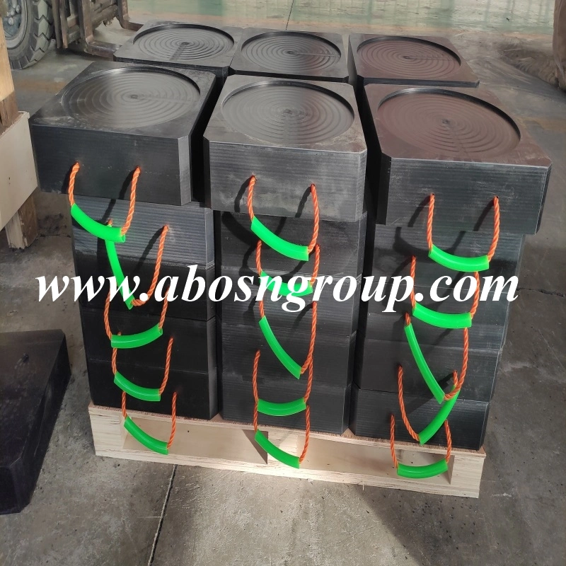 Logo Customized Crane Jack Support Plastic Pad with Handle