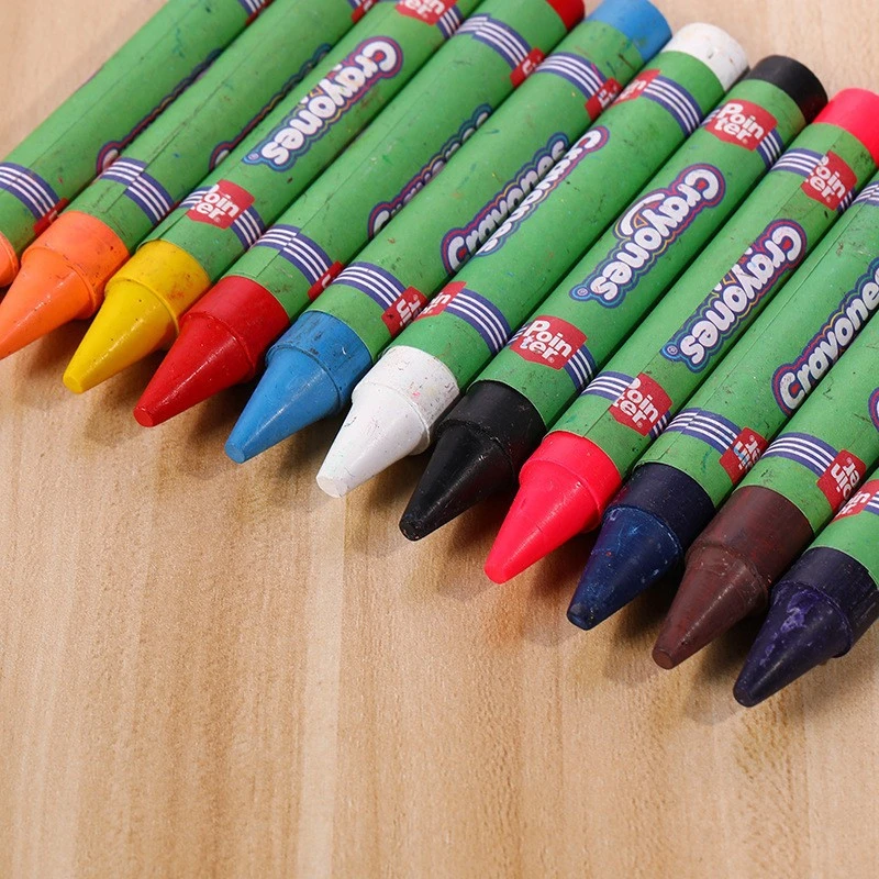 Großhandel Einfache Kinder Doodle Zeichnung Zylindrische Gemischte Farbe Camouflage Crayons