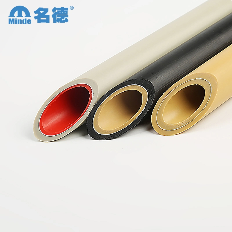 Water Supply Food Grade Water Pipe Pure Plastic PPR Pipe Minde Brand PPR Pipe&OEM (PN10 PN16 PN20)