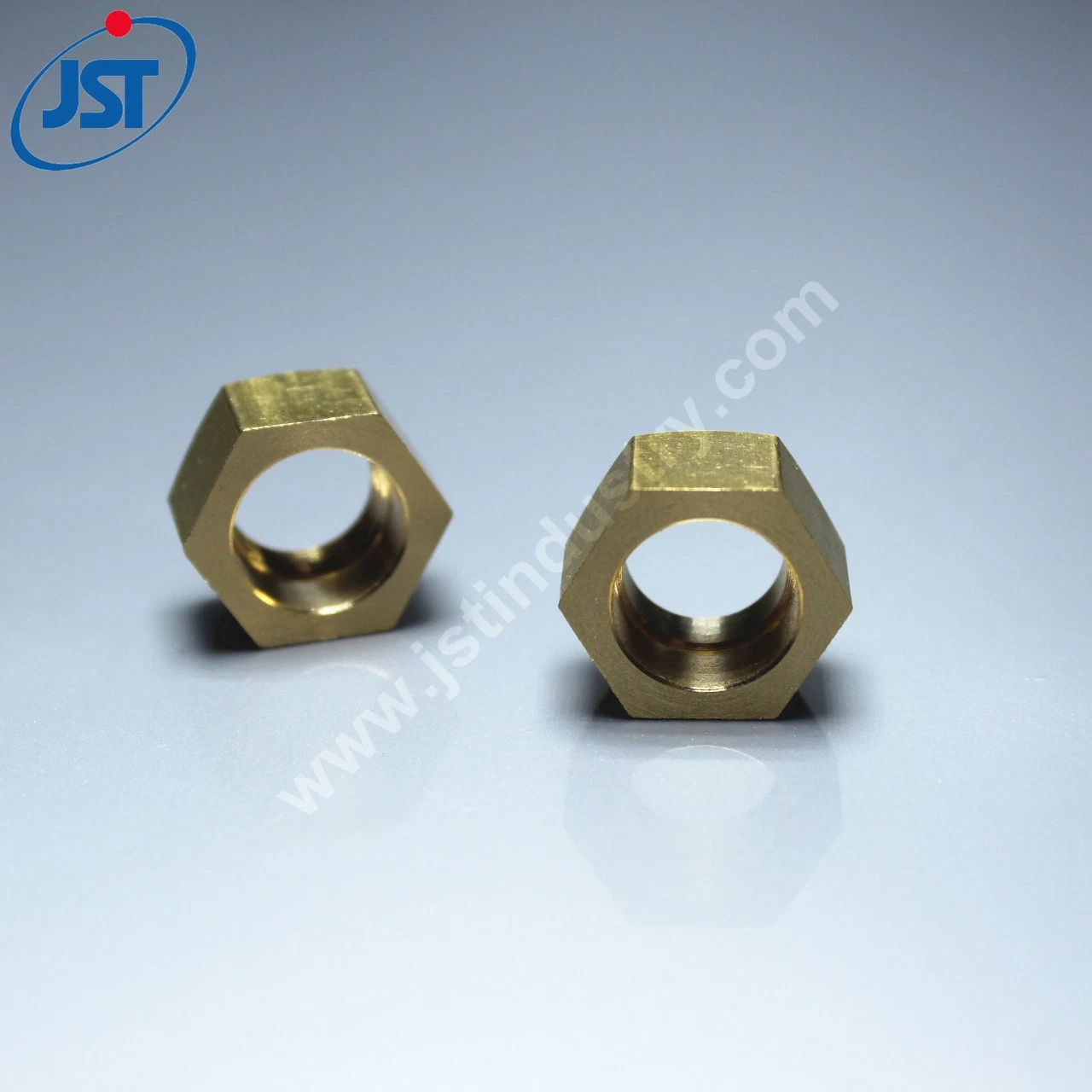 Custom CNC Machining Screws Brass Compression Fitting Hex Screw Nut