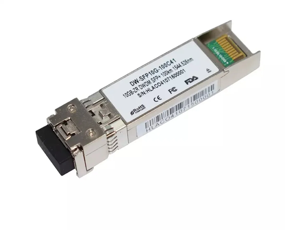 100g DWDM transceiver SFP+ 80km 10g Zr 1544.53nm Module optique Ethernet à double LC