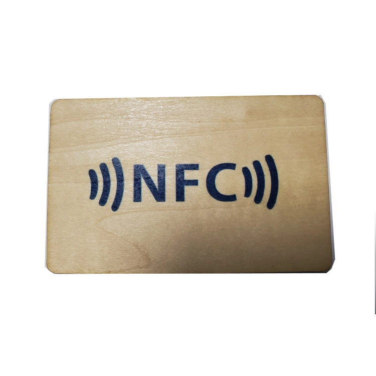 Wooden Card with Print NFC 1K RFID Smart Card