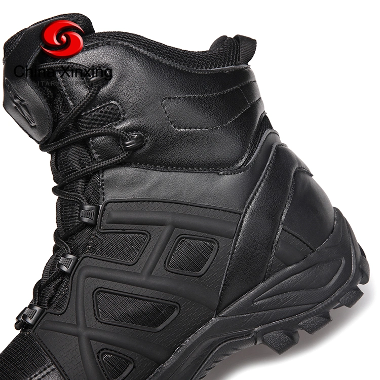 Custom MD EVA Rubber Outsole Police Army Shoes Lightweight Tactical Military Work Men's Boots