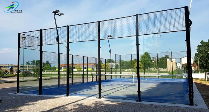 Century Star Portable Paddle Tennis Court Sports Flooring China Padel Court Bahrain Producer New Design Blue Color Singapore Padel Court