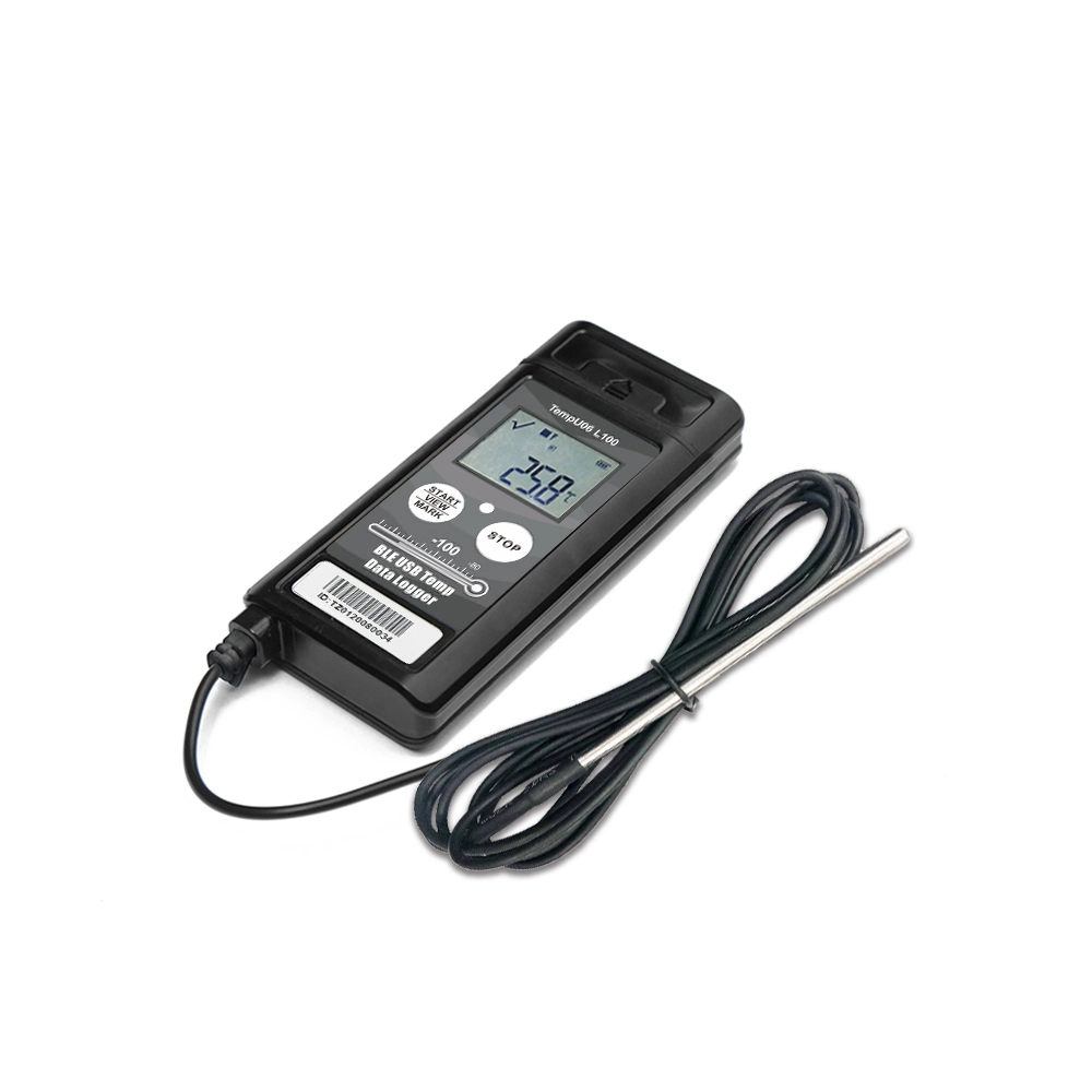 Ultra Low Temperature Data Logger External Probe Freezer Sensor with LCD Display