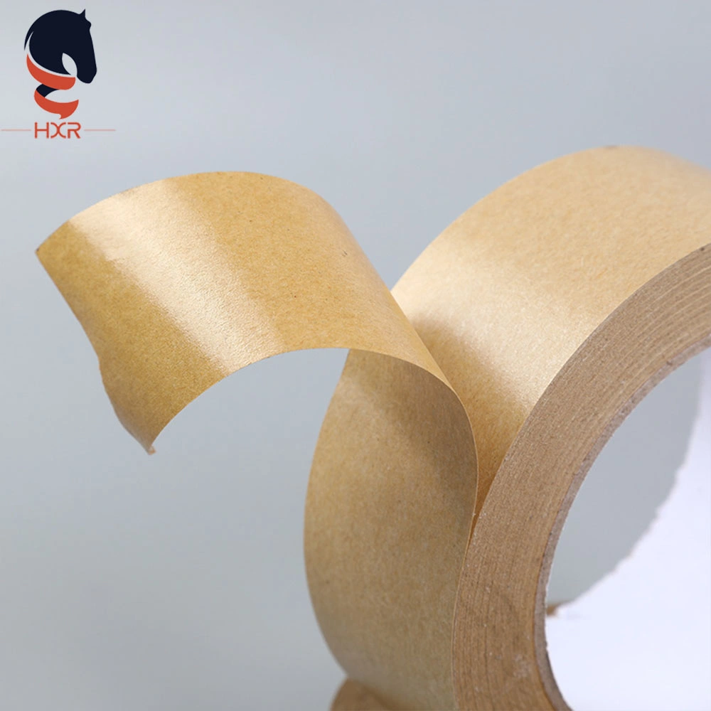 Environmental Degradable High Quality Custom Printed Self Adhesive Brown Kraft Paper Packing Tape