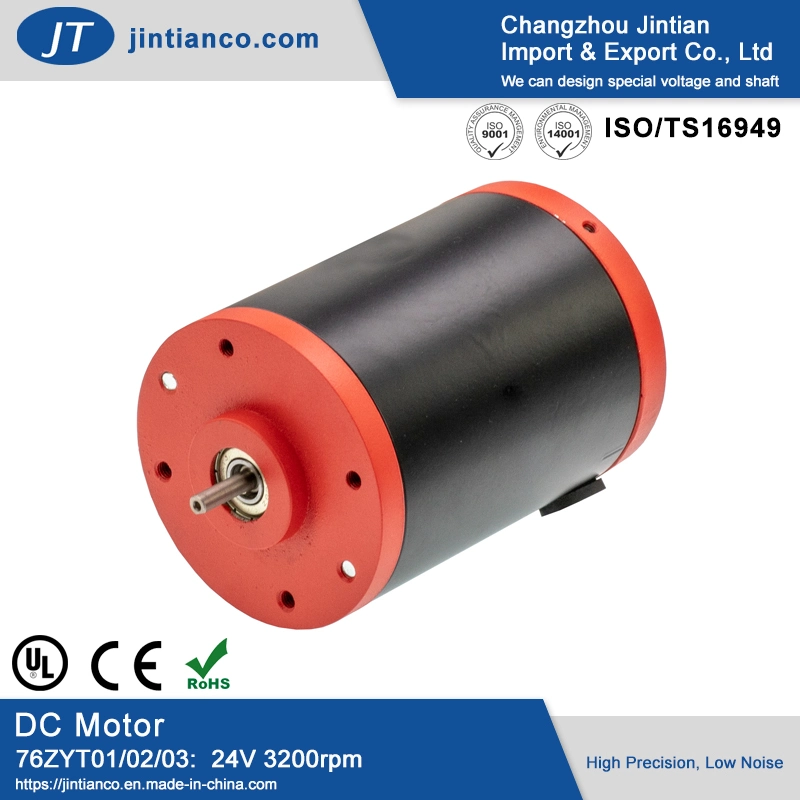 76mm Pincel IP 54 Motor DC, la solicitud de grupos hidráulicos / para desactivar la bomba, ascensores, la manipulación mecánica