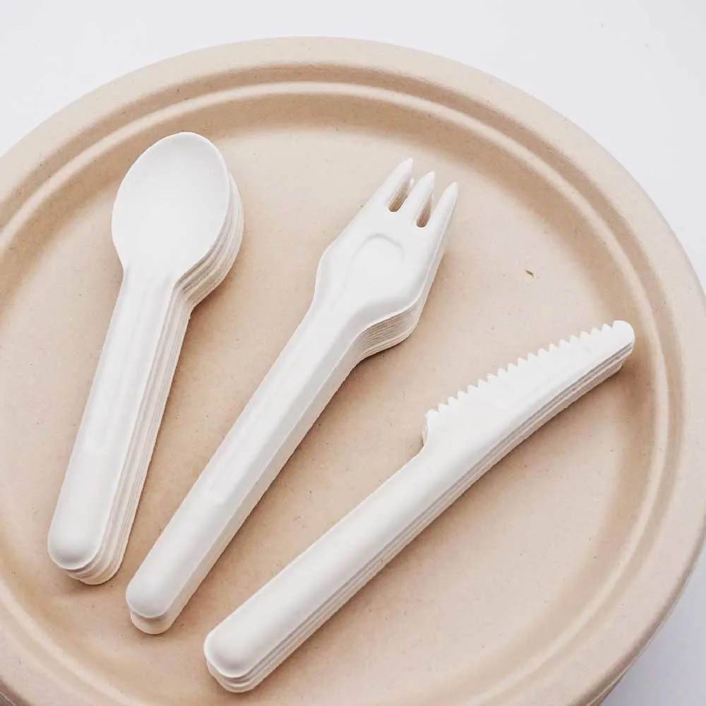 3 in 1 Fully Automatic Biodegradable Disposable Paper Cutlery/Spoon/Knife/Fork/Ice Cream Spoon Making Machine