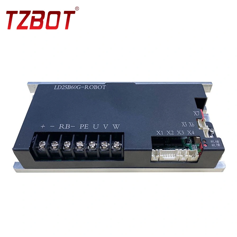 Tzbot Versión actualizada controlador de motor dc de baja tensión serie BLDC Controlador de motor AGV Control de velocidad de motor para el almacén AGV Robot