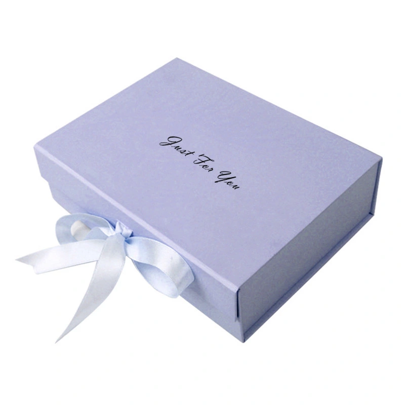 Wholesale/Supplier Big Luxury Book Shaped Folding Magnetic Paper Gift Box with Ribbon