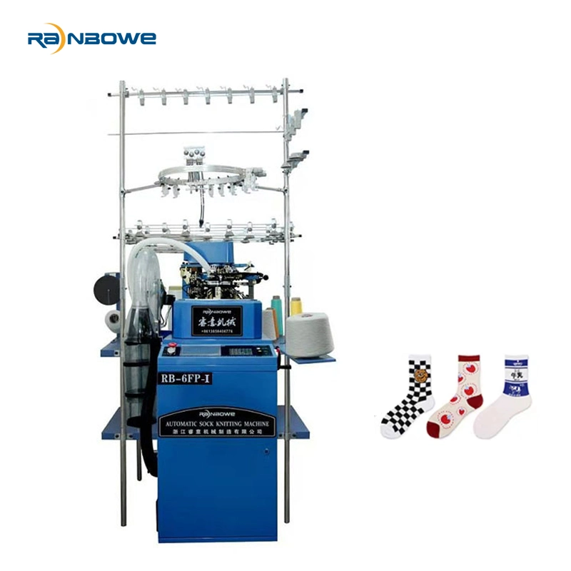 Computerisierte Rundstrickmaschine aus Baumwolle, um unsichtbare Socken zu machen Zum Verkauf