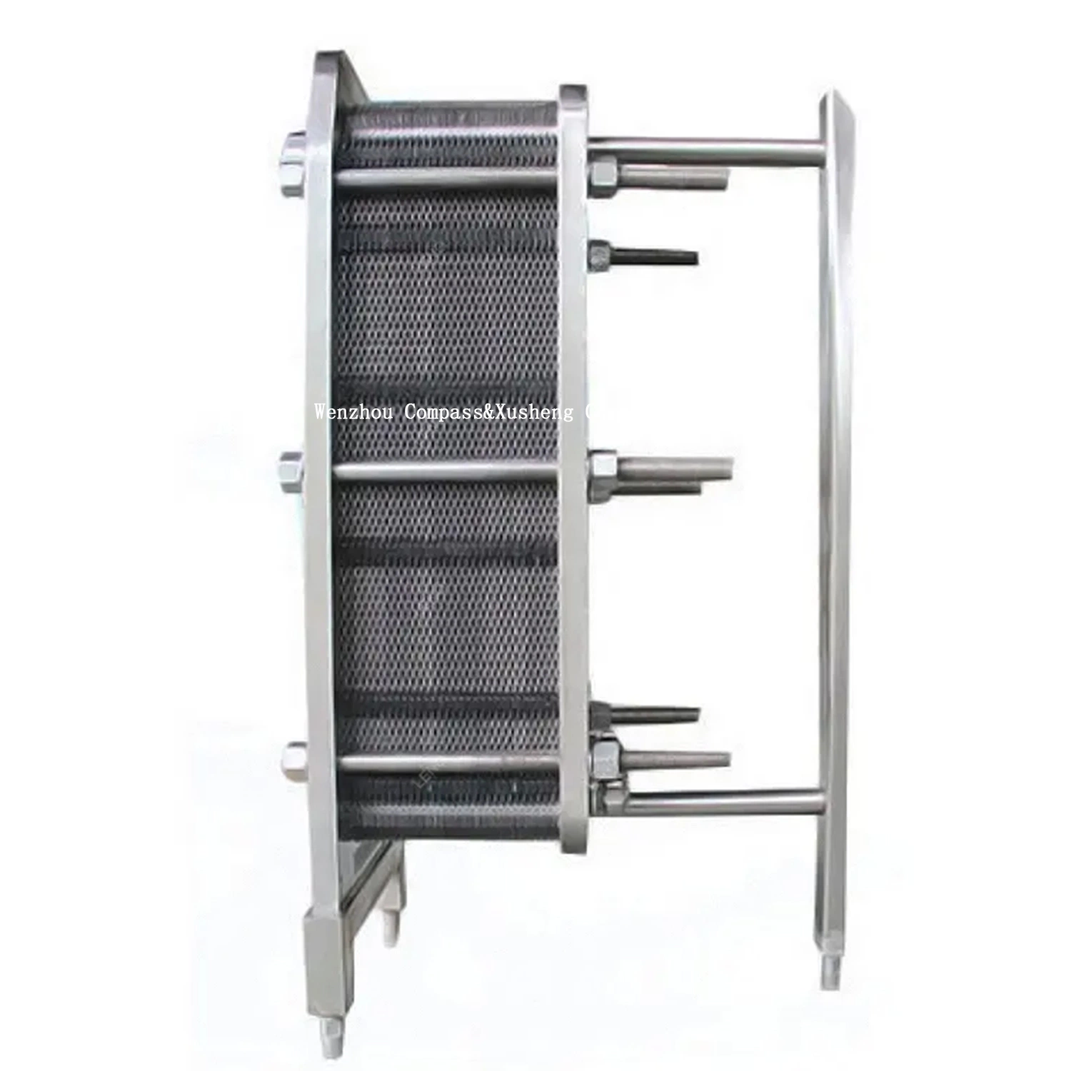 Sanitary Stainless Steel Single Stage Detachable Plate Heat Exchanger for Milk Sterilization