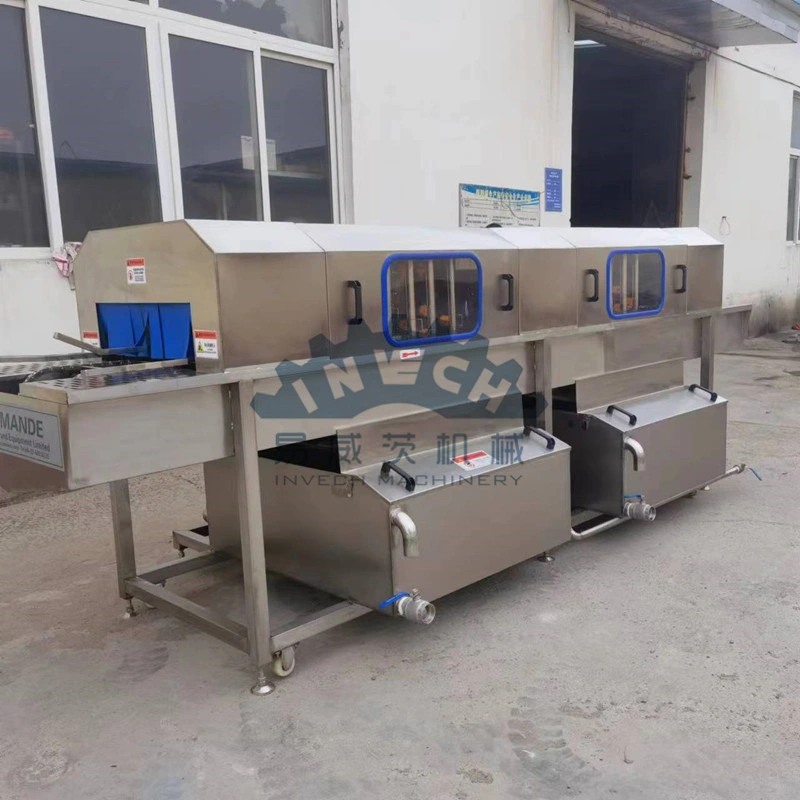 Food Crates Washer Plastic Basket Cleaning Machine