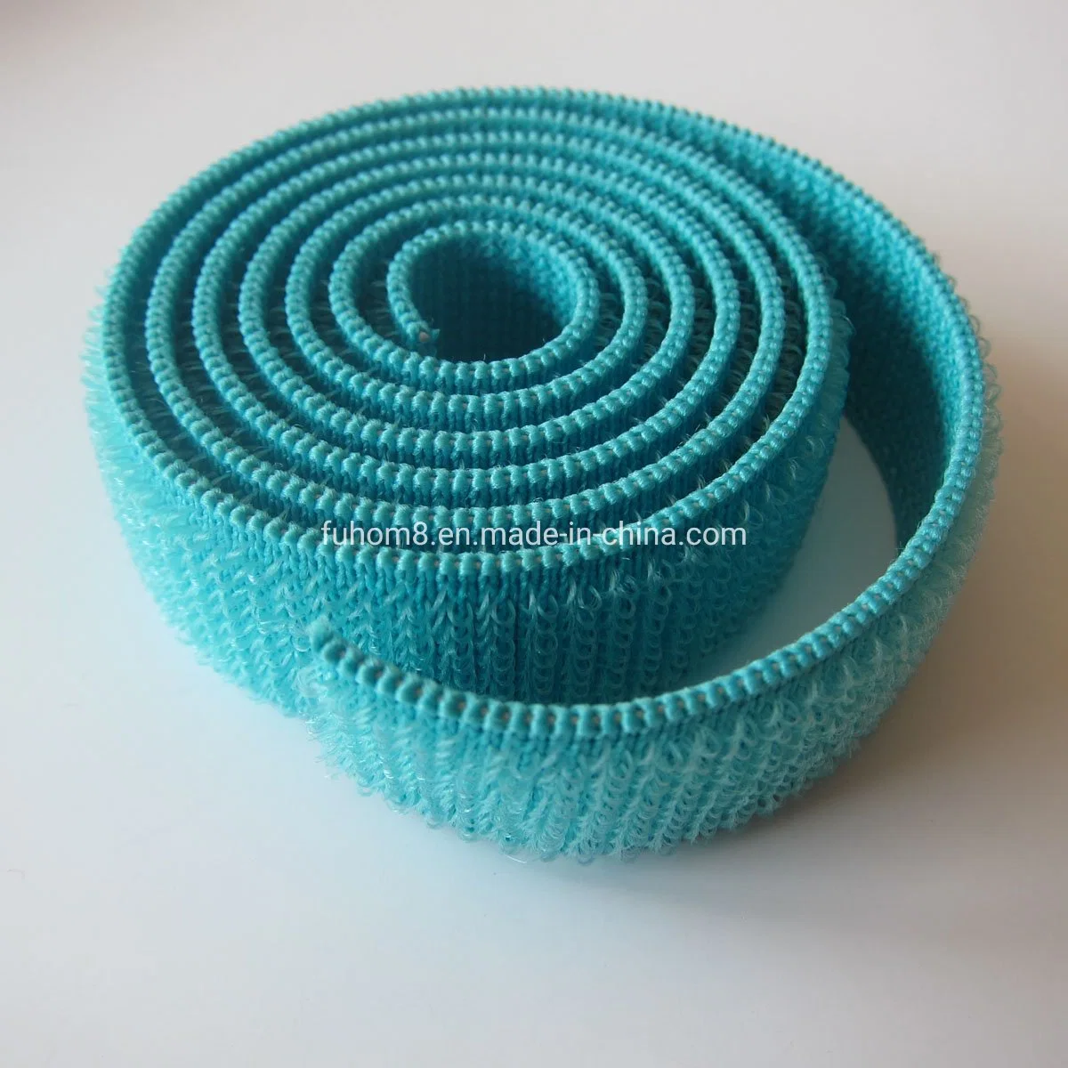 Factory Customized Colorful Resistant Soft Un-Napped Elastic Loop Tape