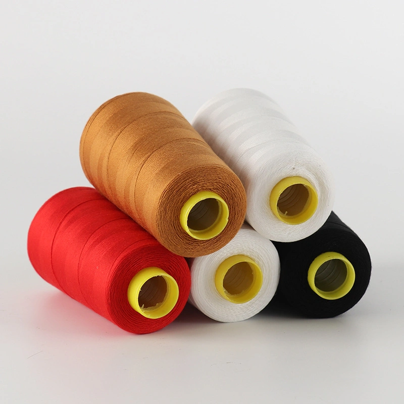 Multi-Options Wholesale/Supplier Polyester Sewing Ring Spun Yarn for Cap