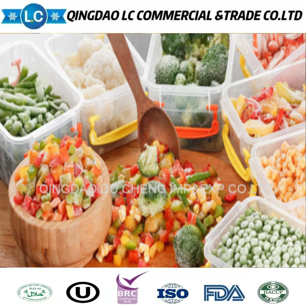 Supply Brc Certified IQF Frozen Mixed Vegetables / Frozen Vegetables with Mix Good Quality Hot Sale