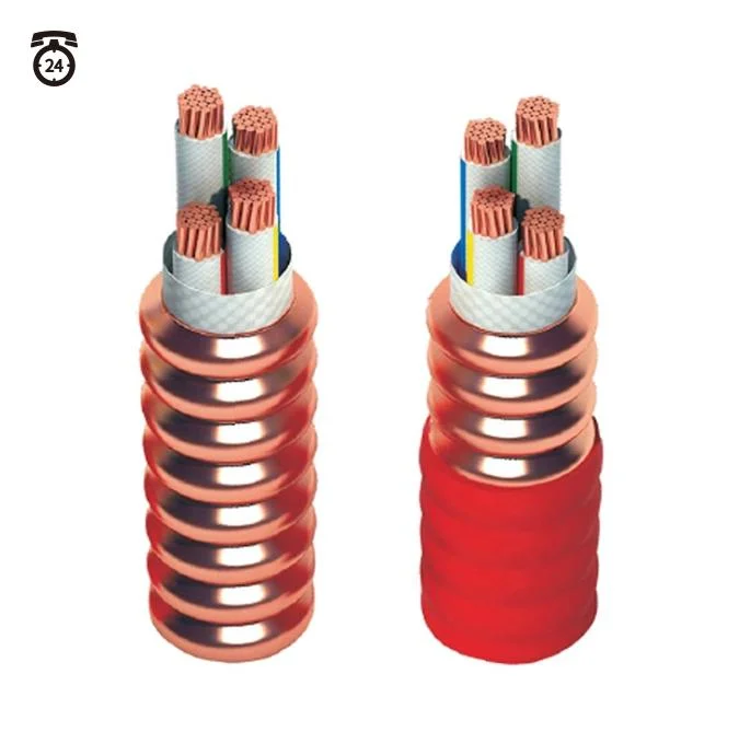 Wholesale Waterproof Fireproof Explosion Proof Flame Retardant Mineral Insulated Copper Clad Electricity Power Cable Bttz 4X16mm2