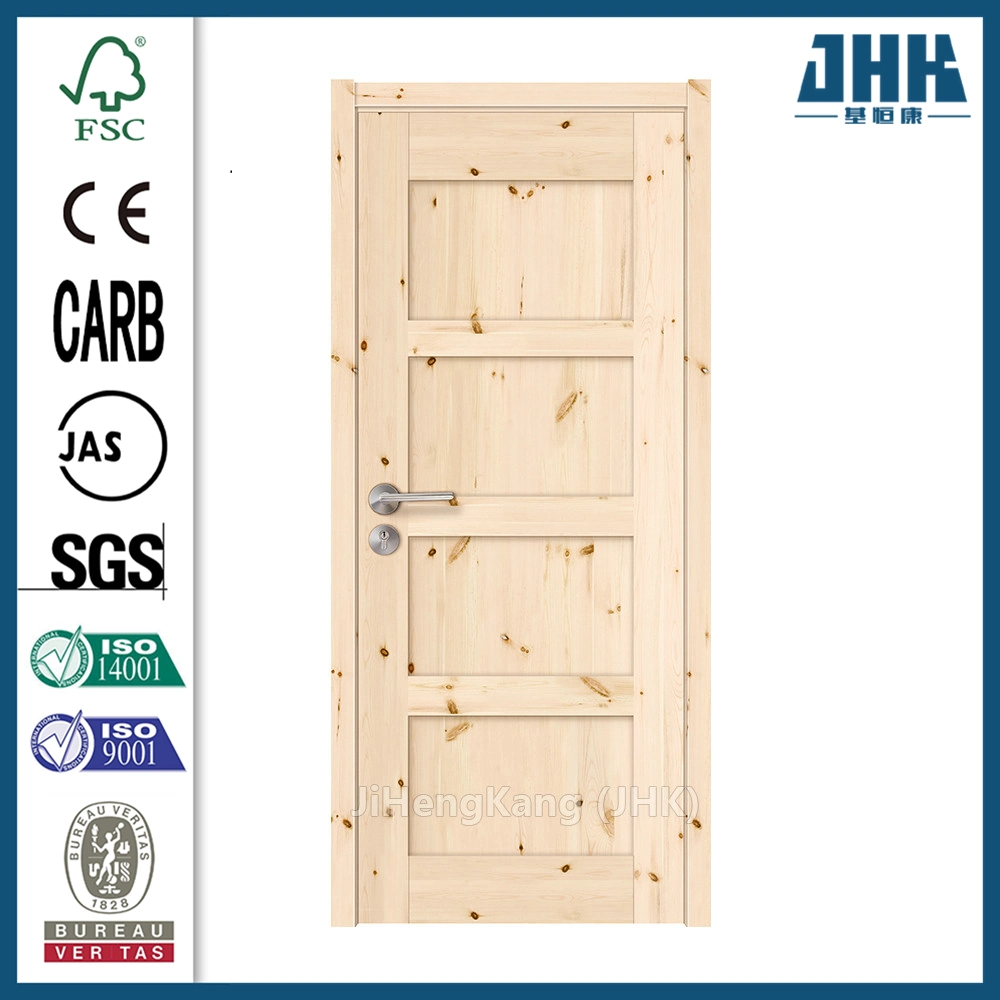 Étude Jhjk PVC MDF placage à noyau creux Shaker porte en bois