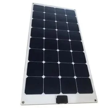 Venta caliente Pet 100W 110W 120W Sunpower células mono ETFE Semi-Flexible flexible paneles solares y portátil con orificio de montaje y Mc4 PV el conector y la caja de empalmes