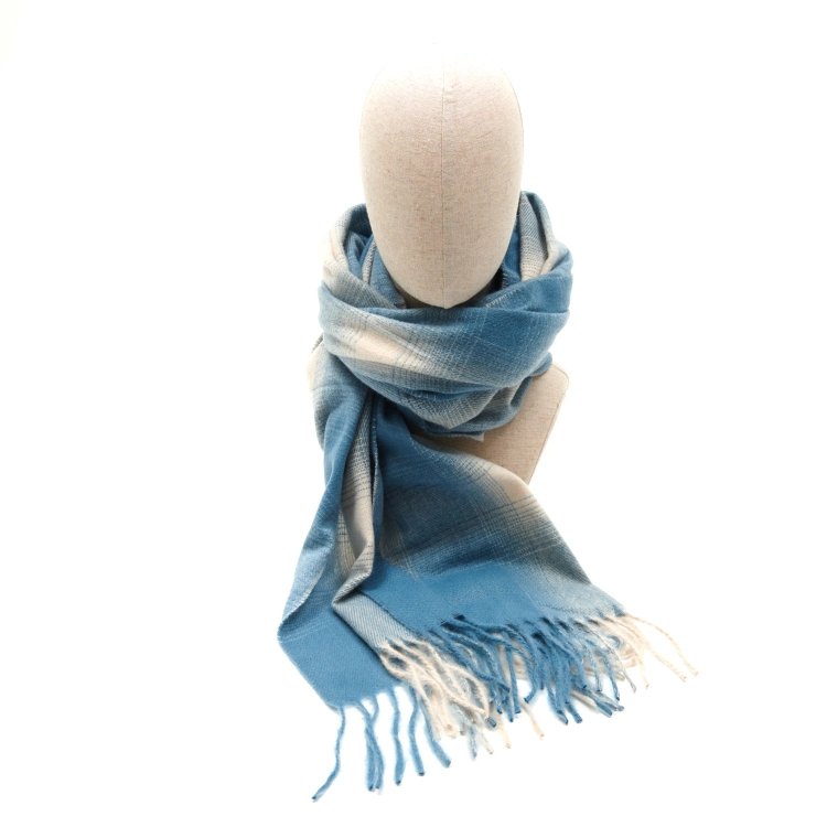 La moda invierno cálida bufanda tejida marcada Cashmere bufanda larga Unisex personalizado