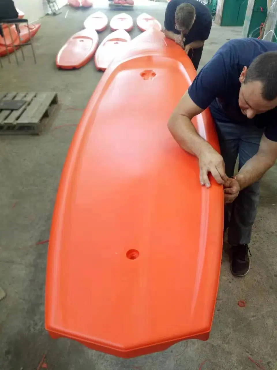 Bateau de pêche en plastique Machine de moulage par soufflage