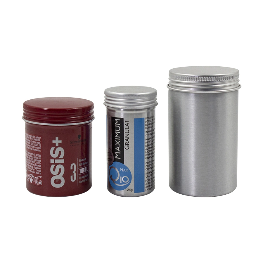 Personalizados fabricante de plata Mayorista/Proveedor de Aluminio 100g de aluminio de latas de aluminio de Jar Jar cosméticos