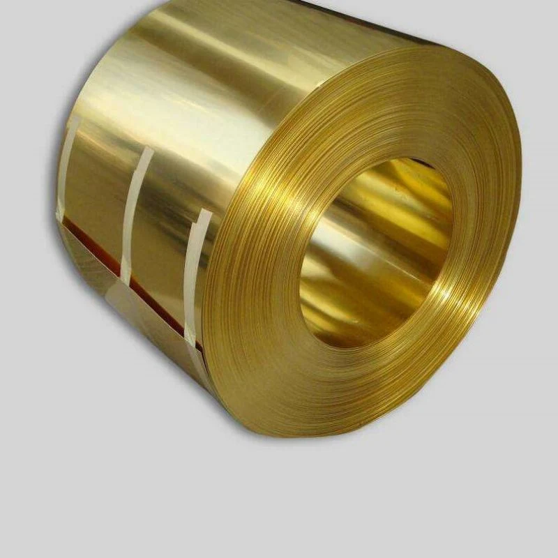 0.5mm 5mm 20mm Thickness Rolled Brass Strip Coil Corrosion Resistant Power Inductor Copper Coilpure Copper Zinc Alloy Brass Material C2680 Strips Coil