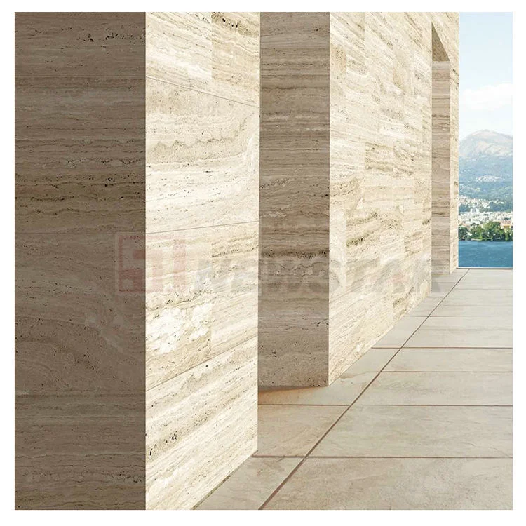 Honed Travertine Indoor Large Wall Panels Travertine Slab