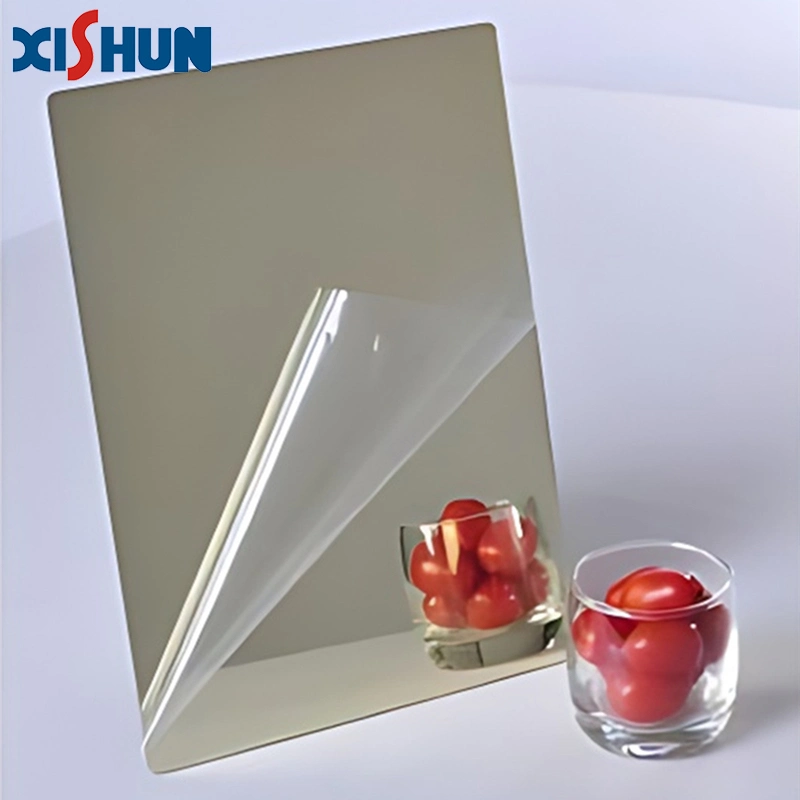 Xishun Co-Extruded Colorful Acrylic Mirror Sheet with White Paint