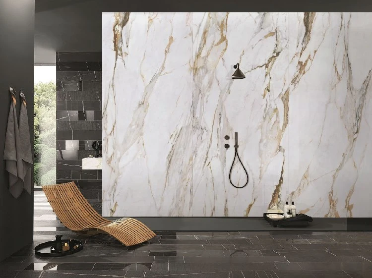 Calacatta Gold Large Format Porcelain Tile Home Design Background Wall Tile