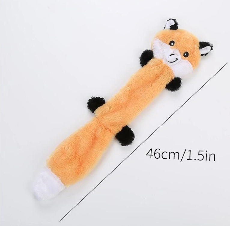 Custom Raccoon Animal Stuffed Plush Dog Squeak Chew Pet Toy