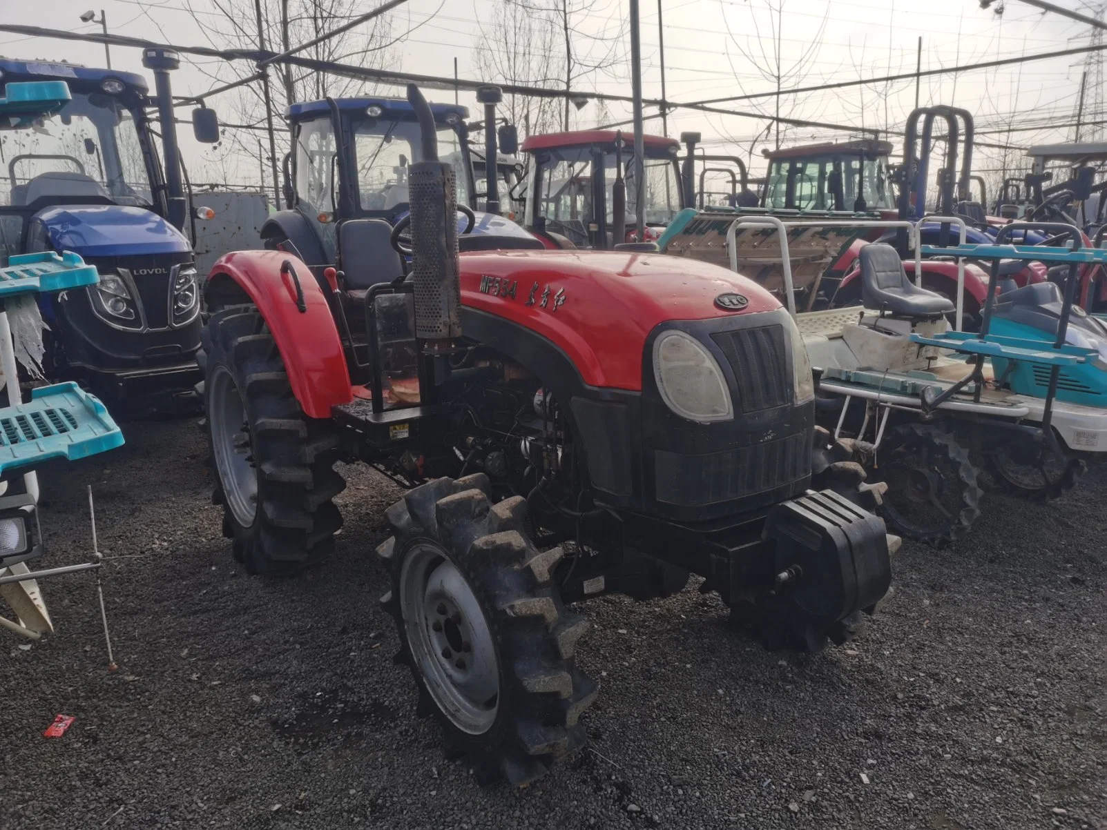 Used/Second Hand/New Wheel Tractor 4X4wd Yto 55HP with Farming Equipment Agricultural Machinery Loader for Sale in Africa