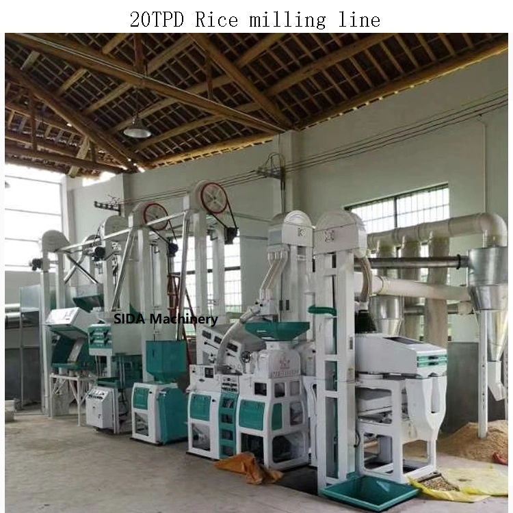 Landmaschinen Schleifen Verarbeitung Projekt Linie Min Kombinieren Reizmühle Maschine Kombinieren Sie die Reismühle Maschine mit guter Qualität