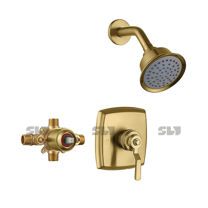 Guangdong Kaiping Cupc Simple Design Concealed Shower Faucet for Bathroom