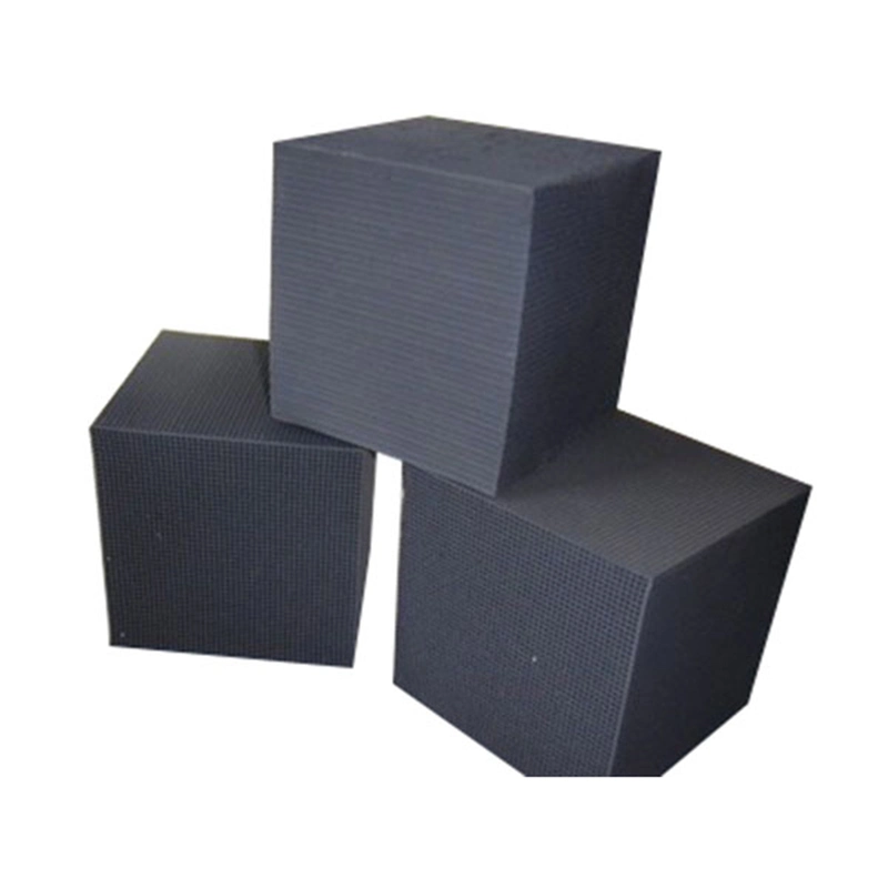 Air Purification Filters Cylindrical Shape Honeycomb Activated Carbon