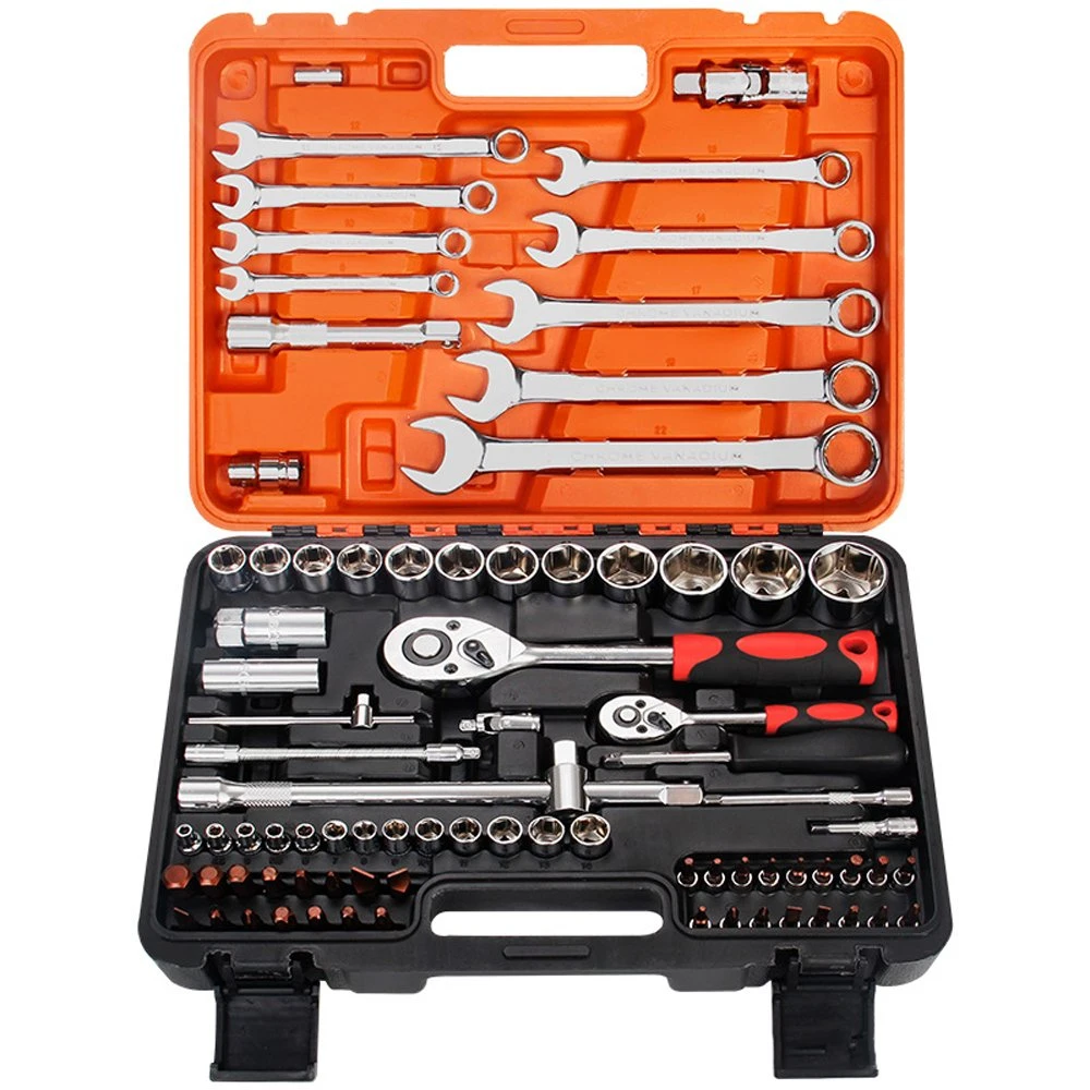 37PC Box Wrenches Hardware Tool Vehicle Auto Repair Set Machine Repair Combination Tools Screwdriver Hand Tool Kit