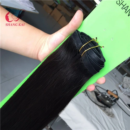 Factory Wholesale/Supplier Hotselling in Fashion 100% Human Virgin PU Hair Extension