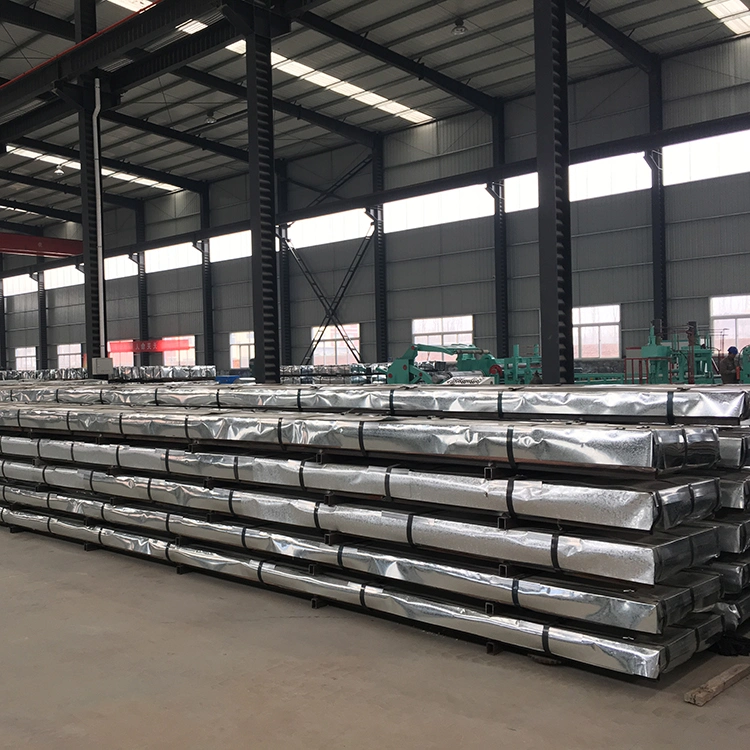 High quality/High cost performance  Trapezoidal Roofing Wall Sheet Building Materialslow Price Prepainted Steel Sheet/Dx51d, Dx52D, Dx53D Gi Galvanized Steel Sheet/ Zinc Corrugated