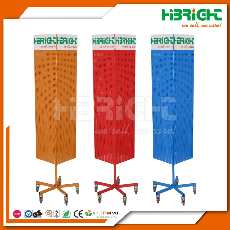 Powder Coating Metal Rotating Display Stand and Hangers