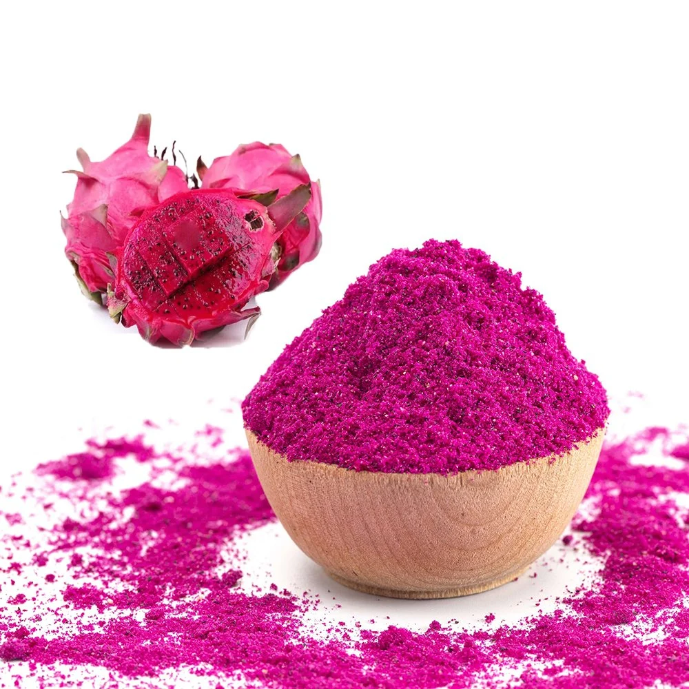 Natural orgânico Dragon frutas em pó fabricante / Spray seco Red Dragon frutas Pó Pitaya