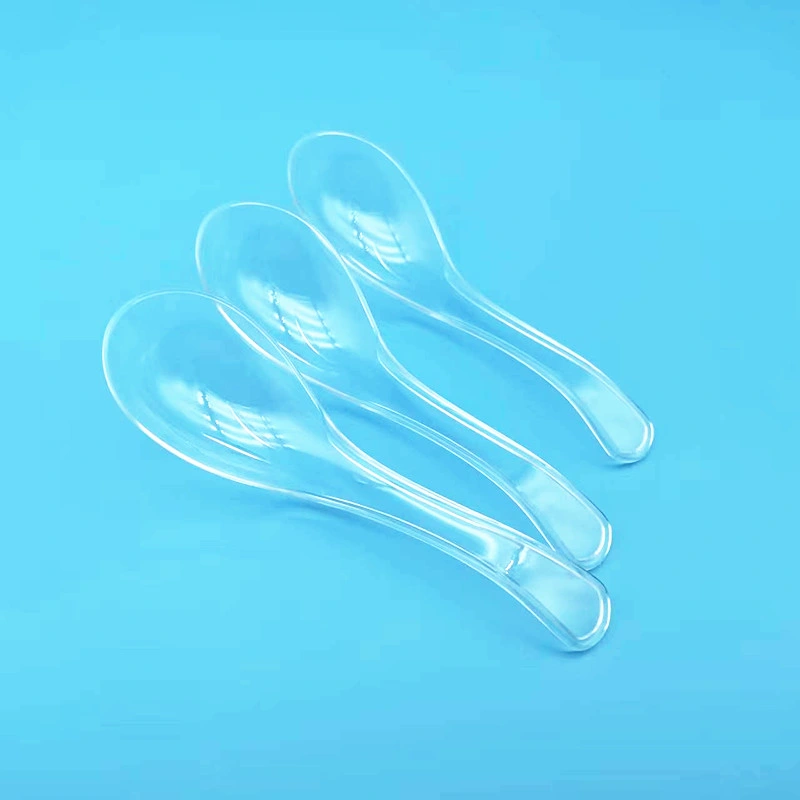 Premium Quality Disposable Plastic Products Spoon Soup Coffee Birthday Cake Spoon