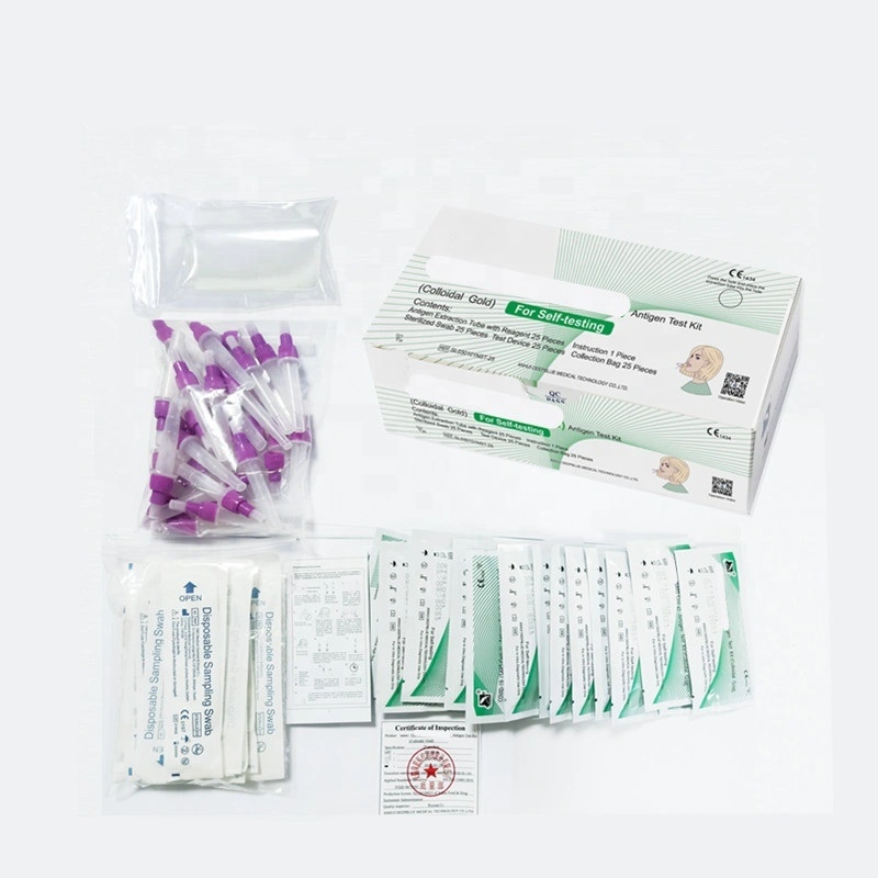 Kit de prueba de alto estándar de fábrica de cassette Venta Directa Venta caliente Kit de detección de antígeno rápido Kit de prueba con CE y ISO13485